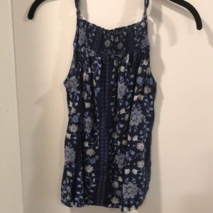 Old navy floral pattern tank top